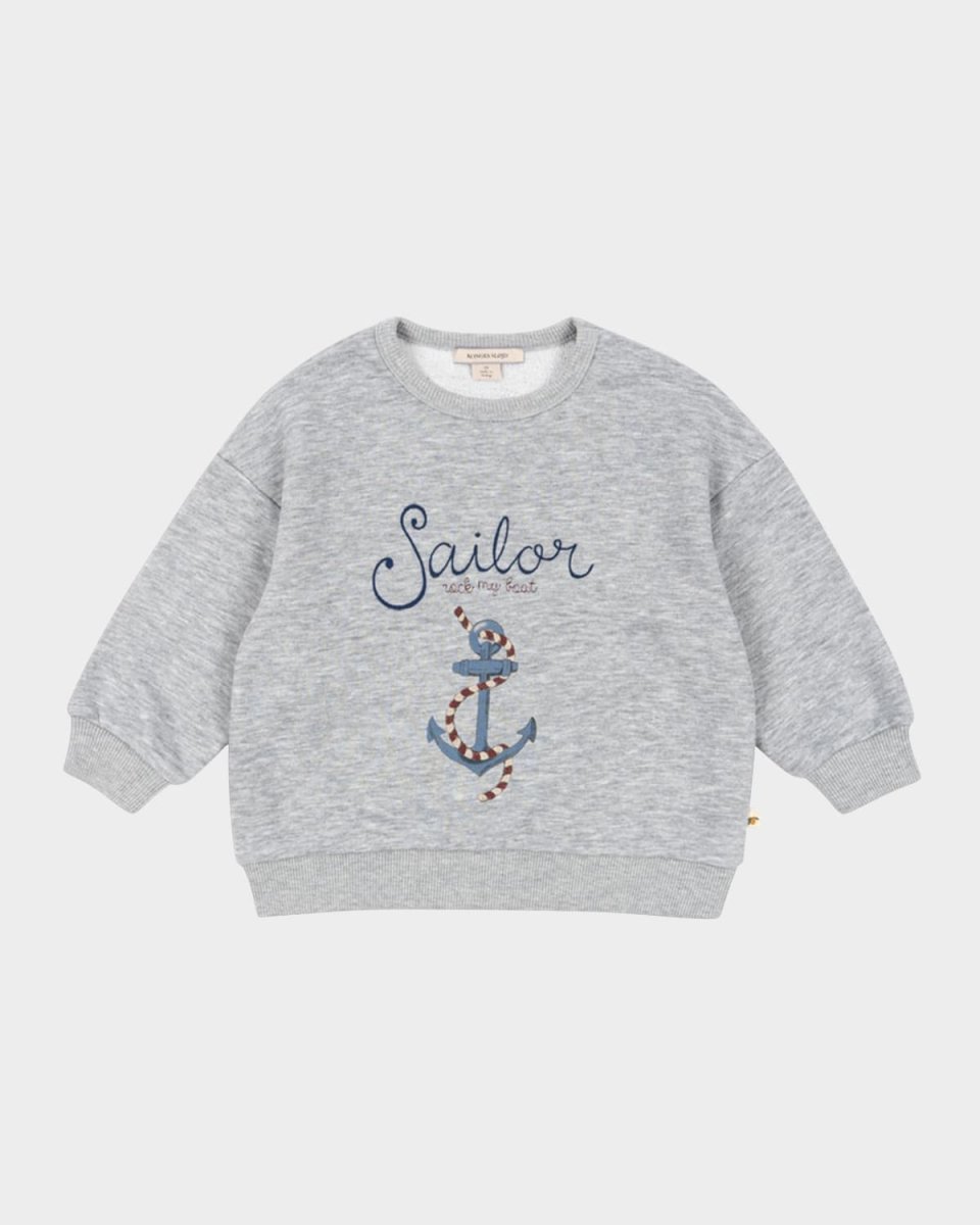 Boy's Lou Sailor Sweatshirt, Size 9M-10